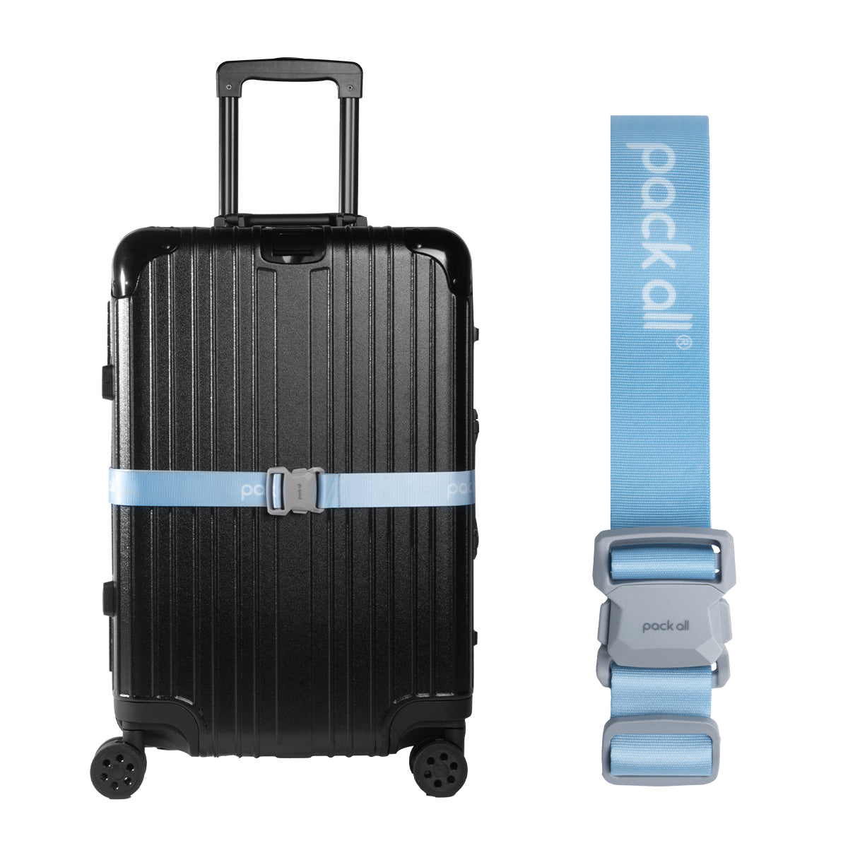 Luggage Strap — Magnetic Quick-Release, Anti-Burst Buckle