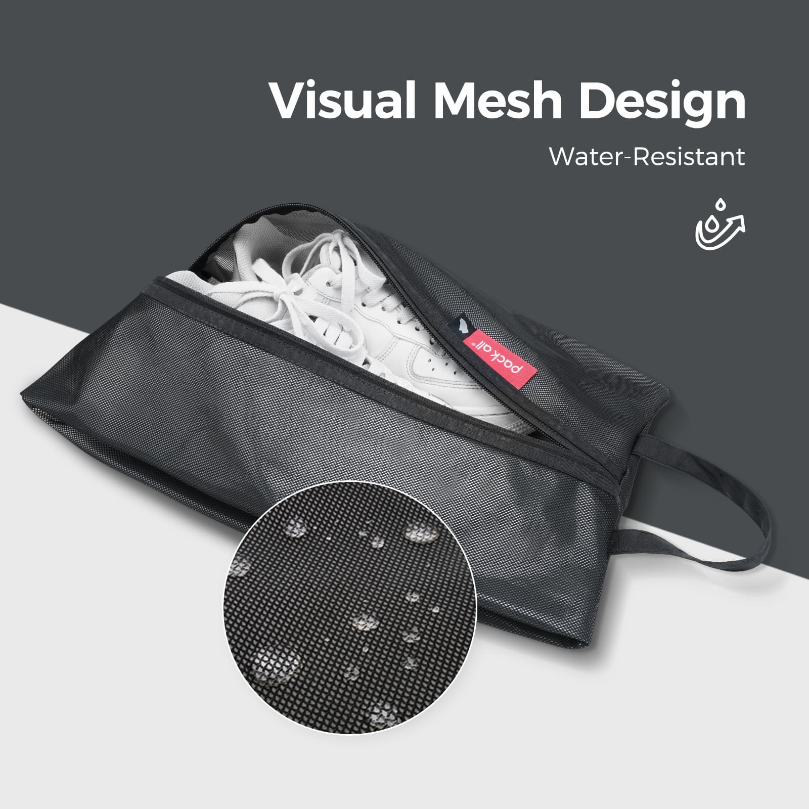 Travel Shoe Bags With Dual Pocket