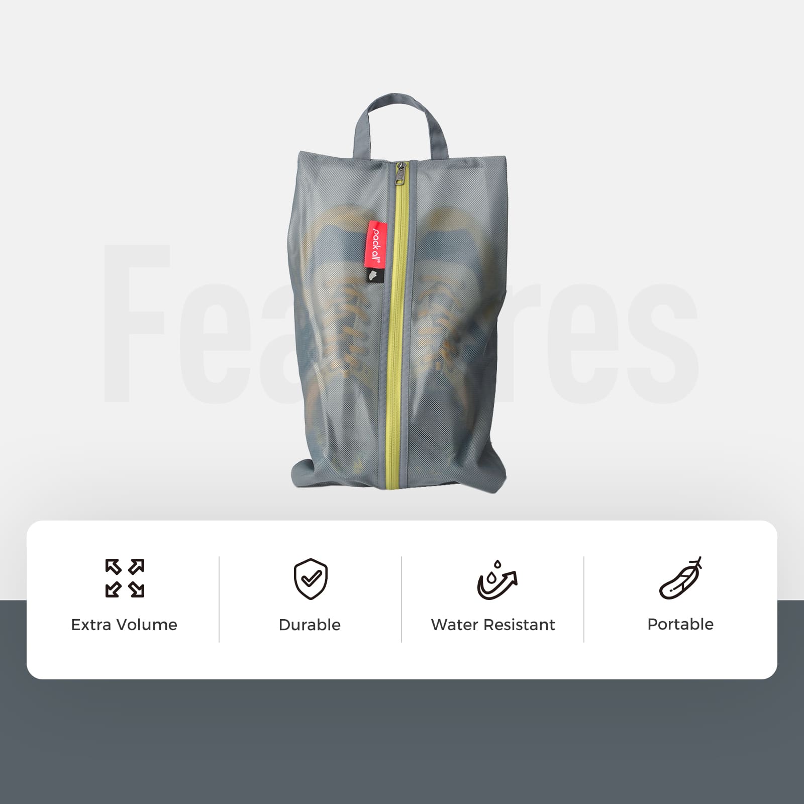 Travel Shoe Bags With Dual Pocket