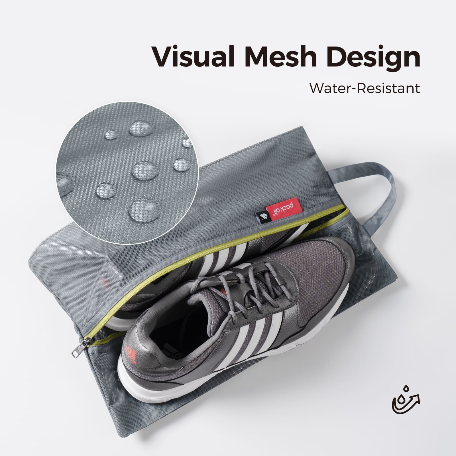 Travel Shoe Bags With Dual Pocket