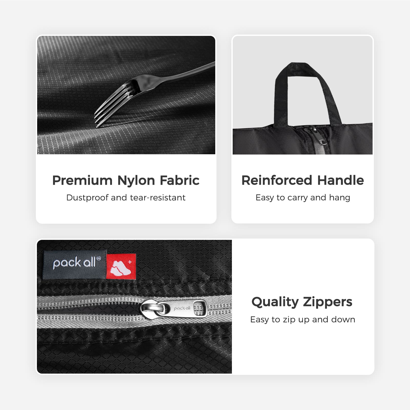 Foldable Shoe Bags with Dual Pocket