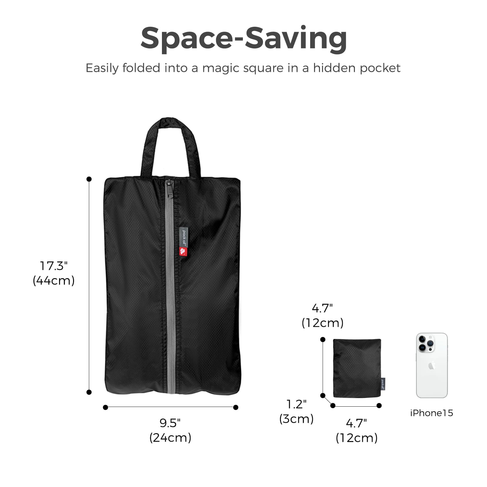 Foldable Shoe Bags with Dual Pocket