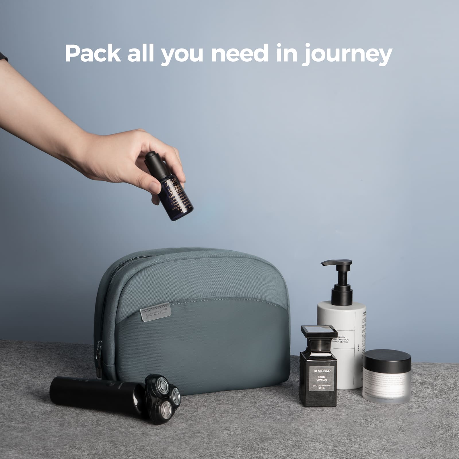 Multi-Compartment Toiletry Bag