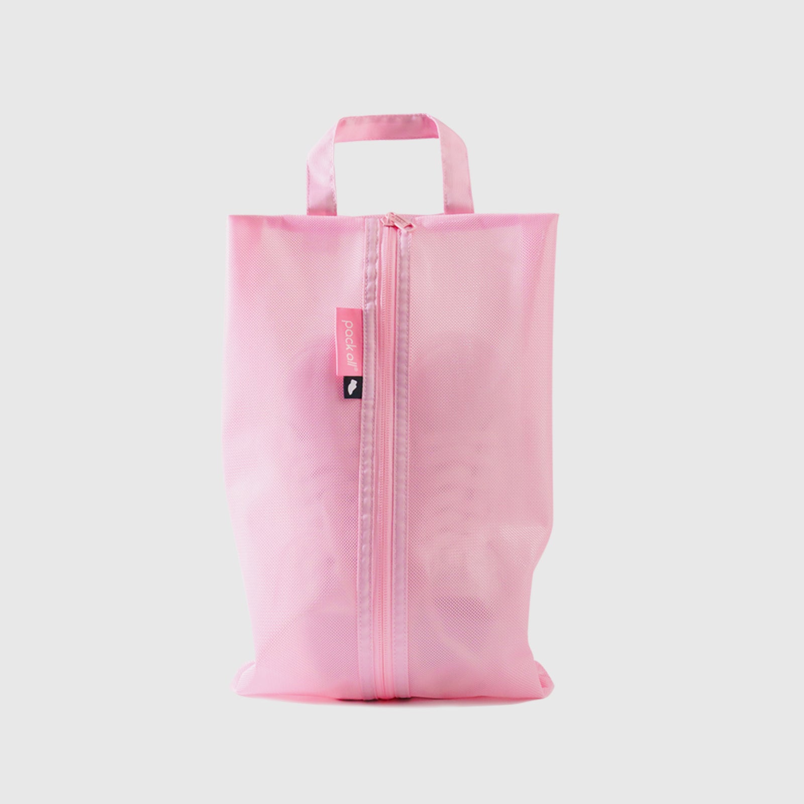 pink shoe bag