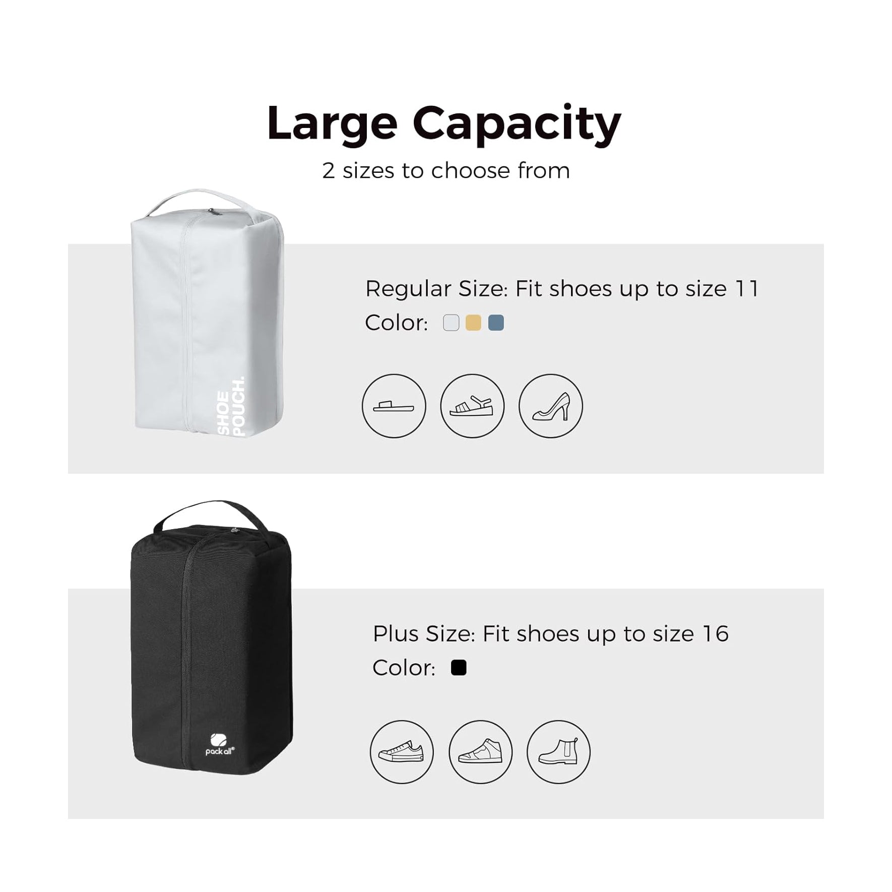 Shoe Bag — Water-Resistant, Odor-Resistant