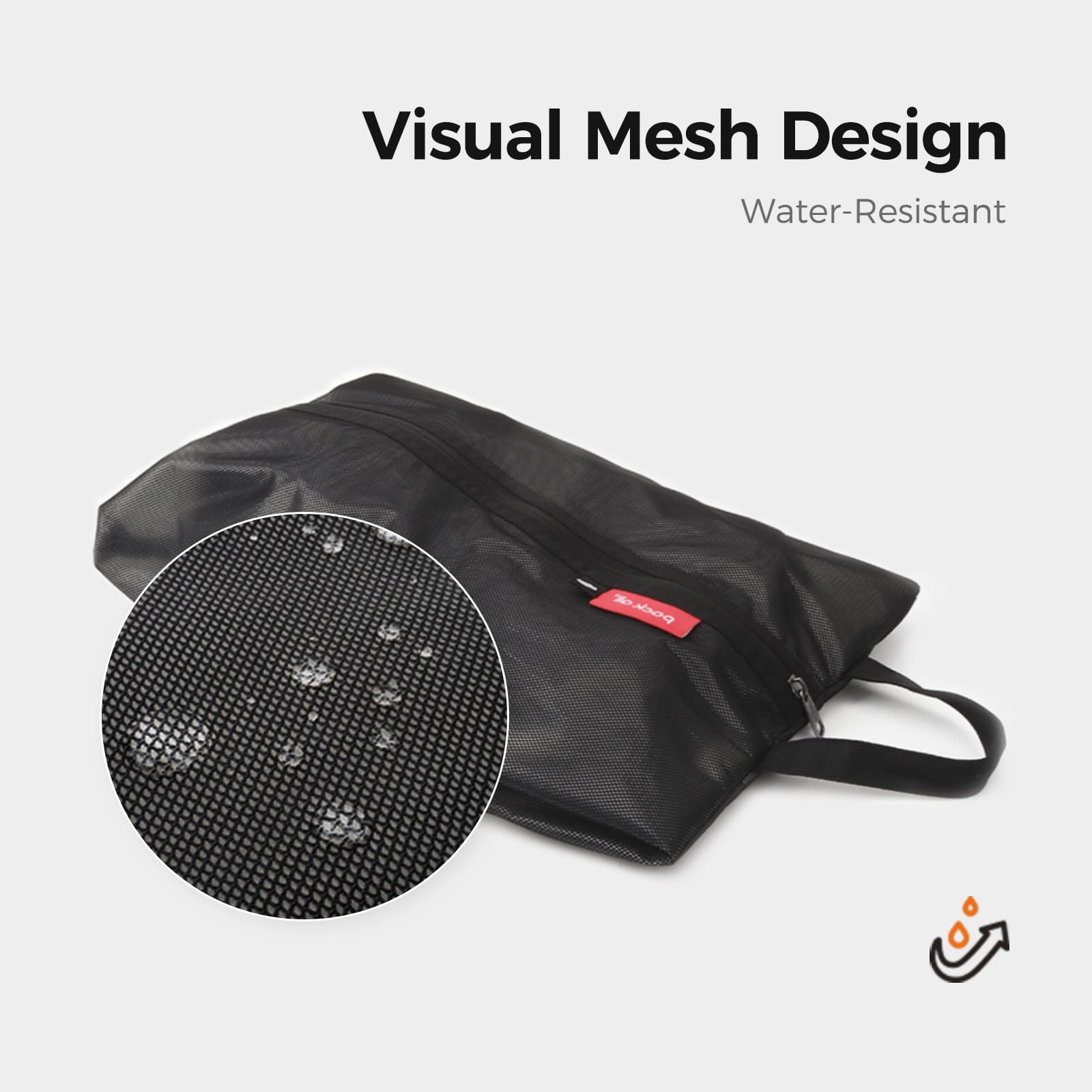 visual mesh design, water resistant