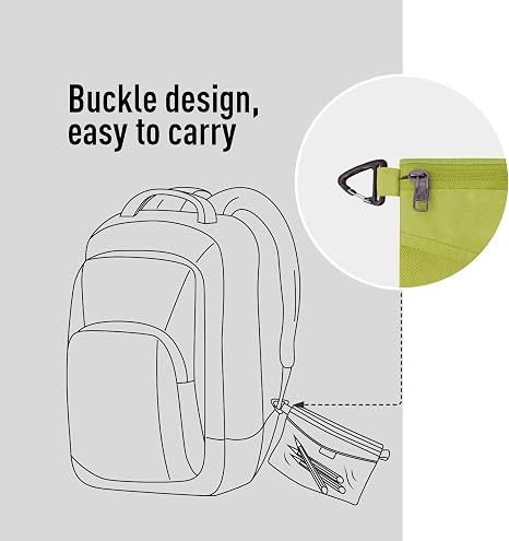 Bolsa con cremallera resistente al agua.