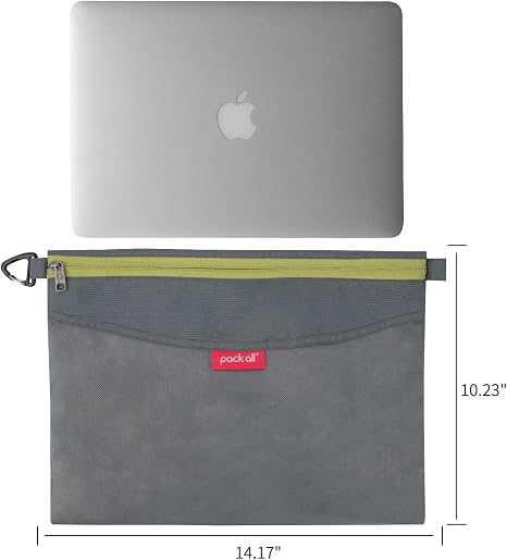 Bolsa con cremallera resistente al agua.