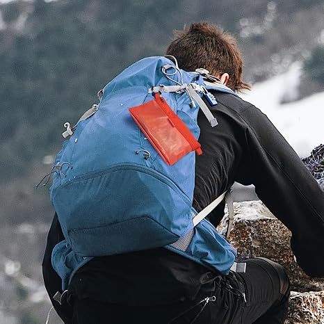 Bolsa con cremallera resistente al agua.