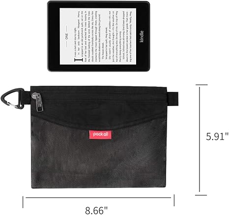 Bolsa con cremallera resistente al agua.