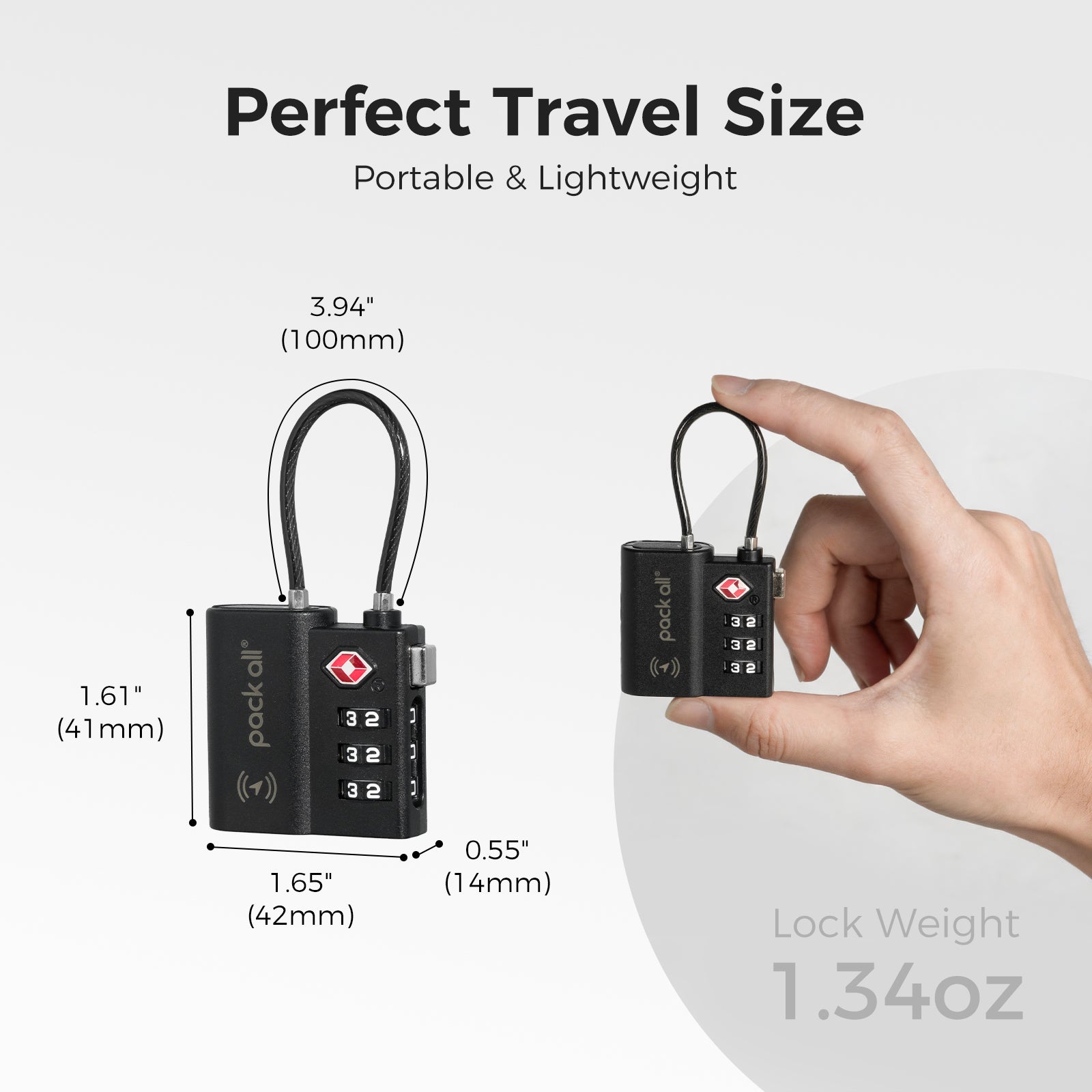Anti-Lost Tracking Luggage Lock