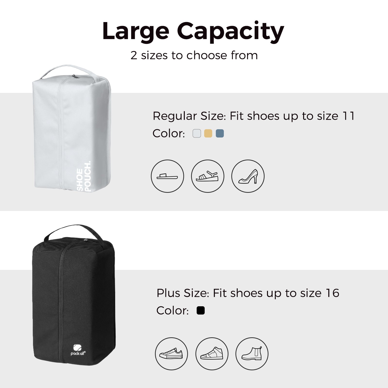 Shoe Bag — Water-Resistant, Odor-Resistant