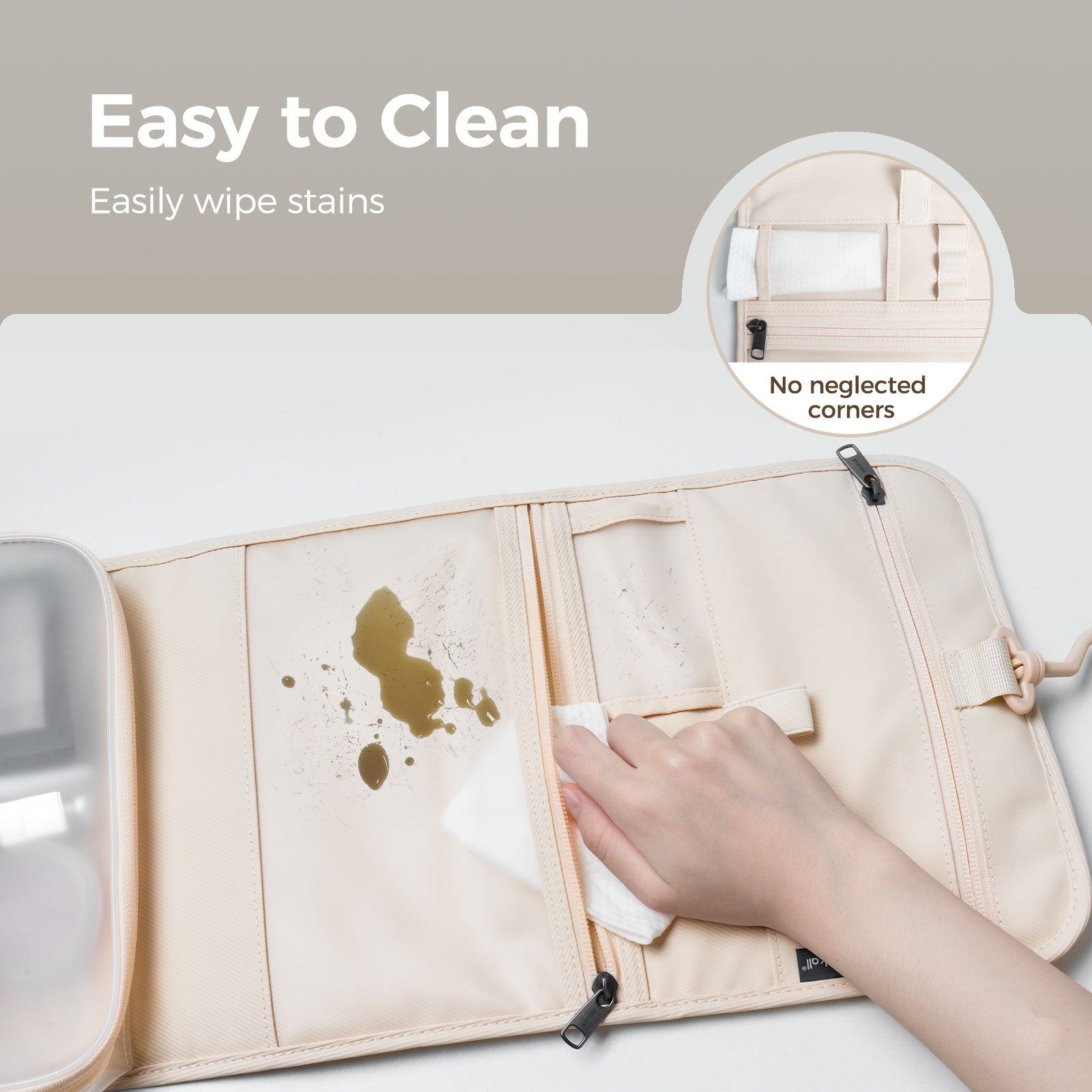 Estuche de maquillaje resistente al agua 