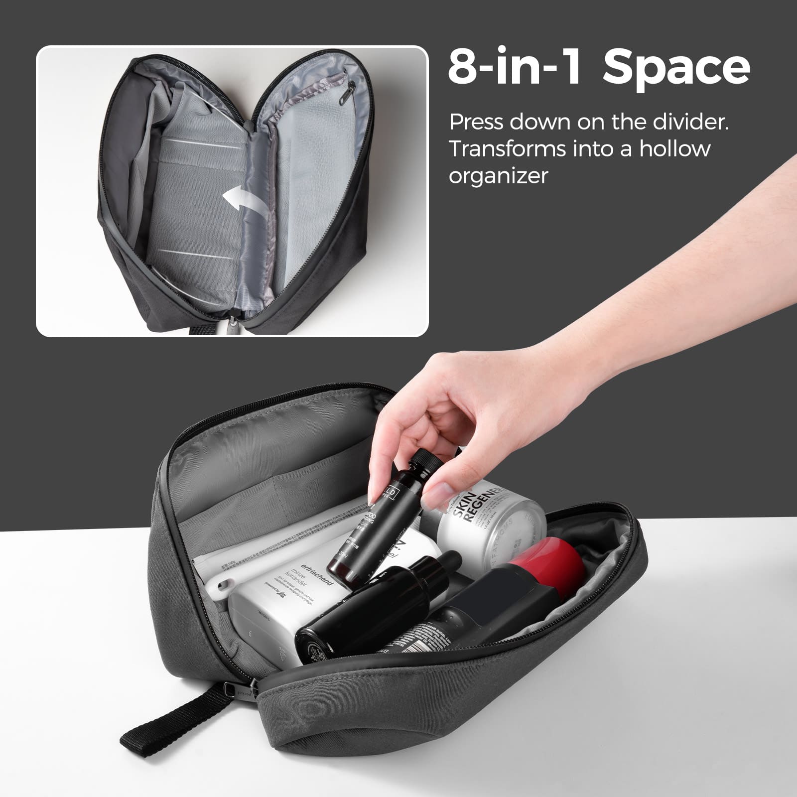 Estuche de maquillaje resistente al agua 