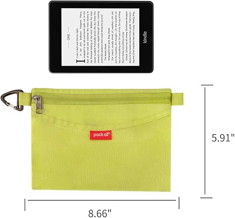 Bolsa con cremallera resistente al agua. 