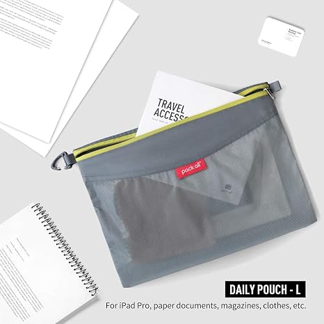 Bolsa con cremallera resistente al agua. 