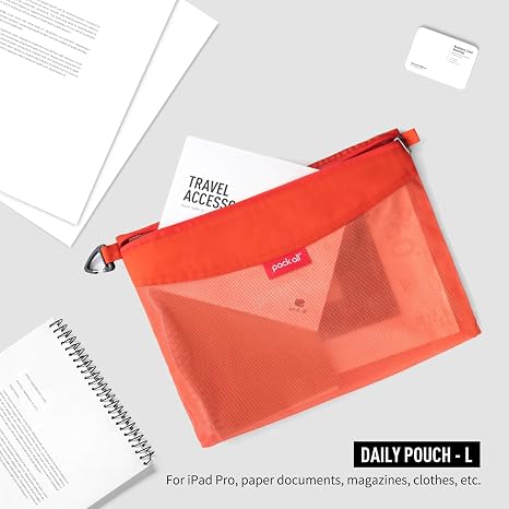 Bolsa con cremallera resistente al agua. 